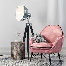 Avis et comparatif des meilleurs modèles. Lampadaire Industriel Chrome Trepied En Metal Noir Djoon 3 Suisses