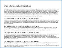 Die chinesische tiersymbolik und ihr einfluß auf das weltbild. Chinesisches Horoskop Download Freeware De