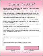 This behavior management printable is customizable. Child Behavior Contracts Charts