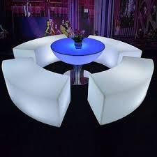 Glowing Furniture 5050 Rgb Illuminated Led Bar Counter In 2020 Bar Furniture For Sale Led Furniture Wooden Dining Room Chairs