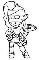 Emz was a bit of a challenge, took a little while to get her hair flow/style right and she came with a whole bunch of accessories! Brawl Stars Coloring Pages Emz Coloring And Drawing