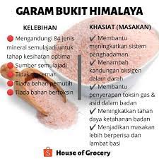 Adalah garam.bukit untuk kebahgian dn seri wajah dgn campuran aroma yg menyegarkan.dn untuk menaikkan seri wajah dn membesarkan aura dn mereka akan merasa ketenagan yg berpanjangan in shaa allah dgn izin allah. Garam Bukit Himalaya Himalaya Salt Masak Terapi Spa Mandian 800gm 1 Kg Shopee Malaysia