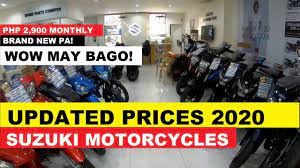 2020 Suzuki Motorcycles Pricelist Youtube