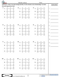 1.4 brüche 1.5 teilbarkeit 1.6 rechnen mit brüchen 1.7 dezimalzahlen 1.8 ganze zahlen. Arbeitsblatter Zur Bruchen