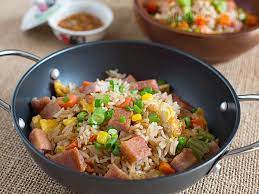 Luncheon Meat Fried Rice Luncheon Meat Recipe Cooking Recipes Luncheon Meat