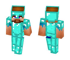 You can summon an armor stand that has a diamond helmet, diamond chestplate, diamond leggings, and diamond boots hanging on it whenever you want using a cheat (game command) in minecraft. Download Diamond Armor Custom Steve Minecraft Skin For Free Superminecraftskins