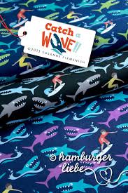 Catch A Wave By Hamburger Liebe Fish Patterns Print Patterns Pattern Illustration