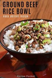 Easy Korean Ground Beef Rice Bowl On The Table In 20 Min Recipe Beef Rice Bowl Recipe Rice Bowls Recipes Quick Beef Recipes