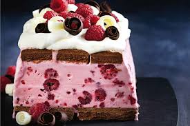 Tossed in a warm skillet with melted butter and coated in your favorite dessert liqueur, raspberries, blackberries, and blueberries become a molten. Christmas Ice Cream Cakes Anyone Could Make