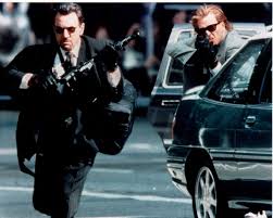 Neil Mccauley Chris Shiherlis Bank Robbers Robert De Niro Val Kilmer Heat Michael Mann 1995 Robert De Niro Al Pacino Val Kilmer