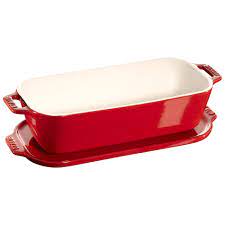 Terrine staub 30 x 11 cm. Staub Ceramics Loaf Pan Cherry Official Zwilling Shop