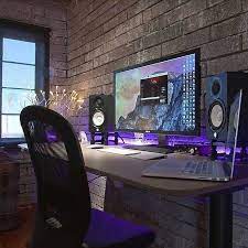 The instructions for building this table can be found here, (the 15 th computer desk idea.) you can also check out how to set up the desk if you're out of ideas to design your table with. How To Setup A Perfect Gaming Desk Standingdesktopper Com