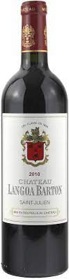 Julien, situated on the left bank of bordeaux. 2010 Chateau Langoa Barton Rotwein Saint Julien Grand Cru Classe Bordeaux Frankreich Wein Direktimport Scholz