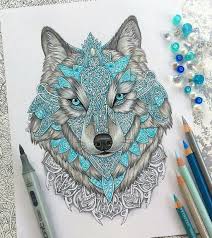 Share to twitter share to facebook share to pinterest. Jlynnaugust Mandala Dessin Loup Mandala Loup Dessin