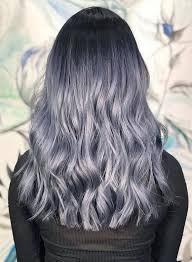 Grey blue hair is extremely fashionable right now. 20 Hypnotic Ash Grey Hairstyles To Grab Attention
