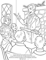 After joseph and emma married, why did they go live with joseph's parents? Joseph Smith Coloring Page Coloring Home