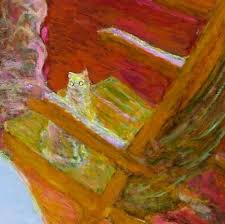 Instead, he would visit a scene several times and then work to capture it from memory, or he would paint the outside from within doors, as in dining room in the country (1913), in which the crisp air is ushered into the room's glowing interior. Pierre Bonnard 1867 1947 French The Great Cat