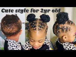 Try This Super Cute And Easy Protective Hairstyle For Toddlers With Short Hair Black Kids Hairst In 2021 Kids Short Hair Styles Short Hair Black Black Kids Hairstyles