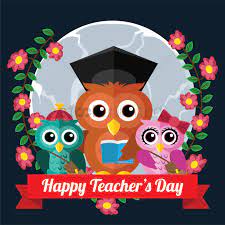World teachers' day, also known as international teachers' day, is held annually on october 5. Happy Teacher S Day Design Vector Image 2007126 Stockunlimited