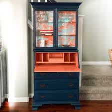 They are attractive, they have an air of vintage appeal, and and adding a hutch to a secretary desk takes the efficiency to a new level. Vintage Hutch Artists Acrylic Pour Whimsy And Wood