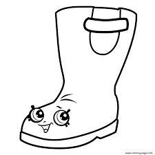 Print Rain Boots Jennifer Rayne Shopkins Season 3 Coloring Pages Shopkins Coloring Pages Free Printable Shopkins Colouring Pages Coloring Pages To Print