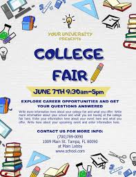 College Education Poster Education School Fair