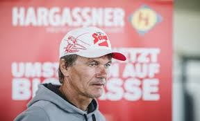 Weng AUT OeSV Hargassner Kick off in the picture Head coach Andreas Felder  AUT Head coach Andreas