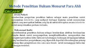 Abuddin nata, metodologi studi menurut harun nasution, sebagaimana dikutip ramayulis, perkataan filsafat berasal dari bahasa fungsi, tak kering makna. Metode Penelitian Dan Penulisan Hukum Isnaini Penelitian Hukum
