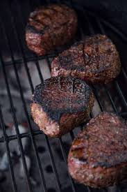 Place the prepared steaks on the preheated grill. Grilled Filet Mignon With Mushroom Brown Butter Sauce Vindulge