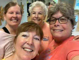 ASL aerobics class donation for DDSC fundraiser