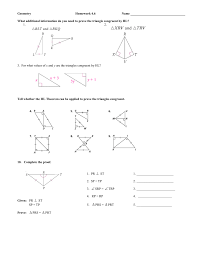 (a) main concepts and results. Geometry Homework 4 6 Name