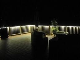 Rope Lights On The Deck Deck Lighting Outdoor Lighting Design Decks And Porches