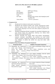 Indikator pencapaian sikap teliti dan tanggung jawab: Doc Rpp Mtk Kelas 7 K 13i Docx Nur Ifta Putri Academia Edu
