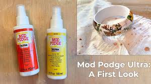 Mod Podge Ultra A First Look Learn How To Use It Before It Hits Stores I Show A Decoupage Bangle Bracelet Project Start To Finish I With Images Diy Mother S