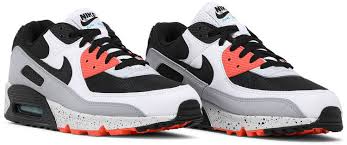 The air max 90 (originally known as the air max iii until the year 2000) is a timeless shoe. Air Max 90 Black Turf Orange Nike Dc9845 100 Goat