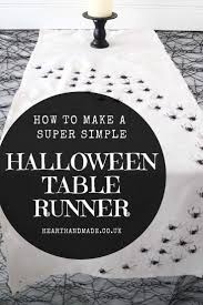 How To Make A Stencil 1 Crazy Simple Halloween Table Runner Diy In 2020 How To Make Stencils New Things To Learn How To Make