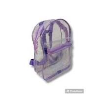 Mochila Cristal Transparente Atacado Revenda Kit10Peças