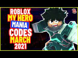 New codes are added all the time, so be sure to check back often. Roblox My Hero Mania Codes June 2021 Get Free Spins