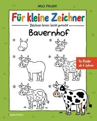 Fur Kleine Zeichner Bauernhof Zeichnen Lernen In Einfachen Schritten Fur Kinder Ab 4 Jahren Von Nico Fauser Buch Thalia