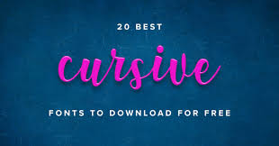 Cursive fonts simply emulate cursive handwriting, in which letters are usually connected in a slanted and flowing manner. Cursive Fonts Best Top 20 Beautiful Cursive Fonts For Web Glorify