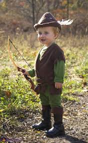 Make a kids friar tuck costume from a fleece blanket. Homemade Robin Hood Costume