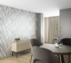 Check spelling or type a new query. Non Woven Wallpaper Graphic Waves Grey Gloss 82233