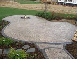 You can create beautiful concrete patio designs that resemble brick, flagstone, or cobblestone for. Concrete Patios Pictures Gallery The Concrete Network