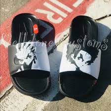 Shower like a super sayain and keep your feet clean with these officially licensed dragon ball z soccer slides sandals. Nike Shoes Custom Dbz Comfort Slides Poshmark