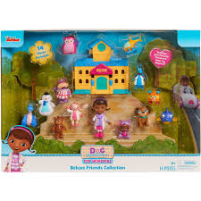 Dotties friends include stuffy the dragon (a.k.a. Disney Doc Mcstuffins Deluxe Friends Collection Walmart Com Walmart Com