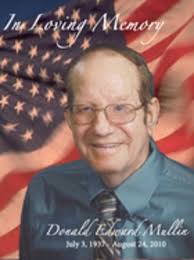 Obituary information for Donald Edward Mullin
