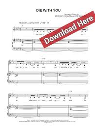 Beyonce Die With You Sheet Music Piano Notes Chords Sheet Music Beyonce Music