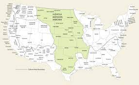 States are considered great plains states, and you can use this informative map game to learn all 10. Map Of The Plains Indians Tracking The Buffalo