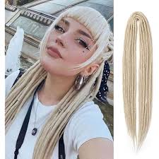 Amazon.com : Dreadlock Extensions Blonde Dreads 24Inch Synthetic Dreadlock  Extensions Single Ended Dreadlock Extensions Dreads Extensions Dread(613,12  Strands) : Beauty & Personal Care
