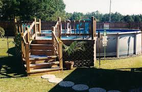 Designed to fit above ground pools 48 to 56 in height. Above Ground Pool Wood Deck Kits Shefalitayal
